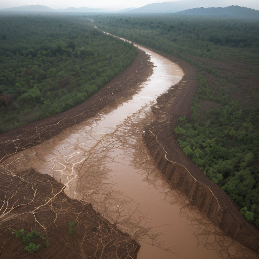 Dampak Meluap Melalui Kehilangan Lahan dan Longsor: Tinjauan Terhadap Risiko dan Perlakunannya di Daerah-Daerah Indonesia